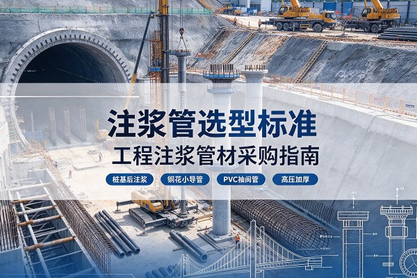 合作注浆管选型标准