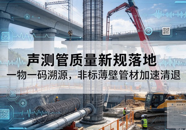 合作声测管质量新规落地，一物一码溯源，非标薄壁管材加速清退